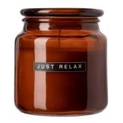 Wellmark - Cedarwood Doftljus Just relax 9,5 cm Brun