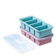 Souper Cubes - Matförvaring och Lock Silikon 1-cup 4x250 ml 2-pack Blå...