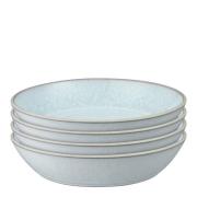 Denby - Pastatallrik 22 cm 4-pack Grön/Vit