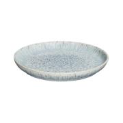 Denby - Halo Speckle coupe Tallrik 21 cm Grå/Svart