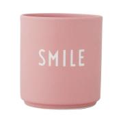 Design Letters - Favourite Mugg Smile 25 cl Old Rose