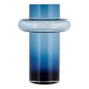 Lyngby Glas - Tube Vas 30 cm Dark Blue Glas