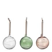 iittala - Solboll 80 mm 3-pack klar/grön/lin