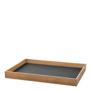 LIND DNA - Even teak bricka 27,9x35,9 cm nupo antracit