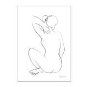 Poster & Frame - Wild Apple poster 30x40 cm nude sketch i