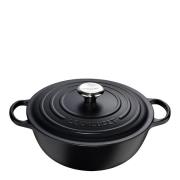 Le Creuset - Gjutjärnsgryta rund 32 cm 7 L Mattblack