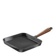 Skeppshult - Traditional Grillpanna fyrkantig med trähandtag 25 cm