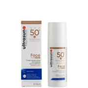 Ultrasun SPF 50+ Tinted Face Sun Cream (olika nyanser) - Honey