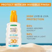 Garnier Ambre Solaire Invisible Protect Sun Protection Spray SPF30 Inv...