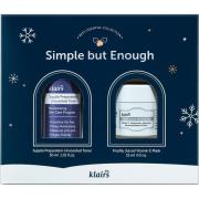 Klairs Simple but Enough - Skincare Kit Unscented Toner & Vitamin E Ma...