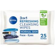 Nivea Daily Essentials Normal Skin Refreshing Cleansing Wipes 25st