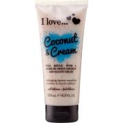 I Love Coconut & Cream Exfoliating Shower Smoothie - 200 ml