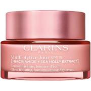 Clarins Multi-Acive Glow Boosting, Line-Smoothing Day Cream SPF 15 50 ...