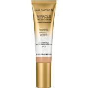 Max Factor Miracle Second Skin Hybrid Foundation 007 Neutr Medium - 33...