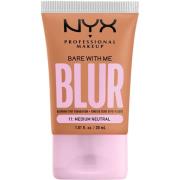 NYX Professional Makeup Bare With Me Blur Tint Foundation 11 Medium Ne...