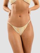 Rhythm Sunray Thong Bikini Bottom gold