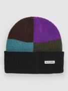 Autumn Headwear Patchwork Mössa black