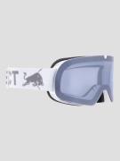 Red Bull SPECT Eyewear SOAR-010SI1 White Goggle smoke with silver mirr...