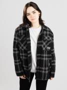 Broken Promises Warrior Plaid Shacket Skjorta black