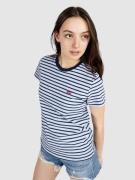 Levi's Perfect T-Shirt tea stripe brunnera blue