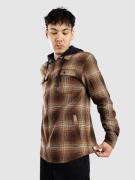 Empyre Chancer Hooded Flannel Skjorta brown