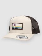 Rip Curl Custom Curve Trucker Keps vintage white