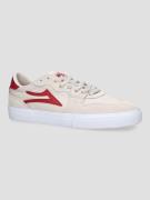 Lakai York Skateskor white/red suede