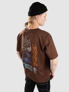 RVCA Scorched Lands T-Shirt chocolate