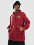 Bataleon Snowproof Shred Hoodie ruby wine