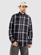 Anerkjendt Akleif Flannel Check Skjorta sky captain