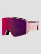 Sinner Aura Matte Light Pink Goggle full pink mirror and pink