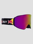 Red Bull SPECT Eyewear Jam Black Goggle red with red