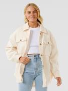 Rip Curl High Tide Fleece Shacket Jacka off white