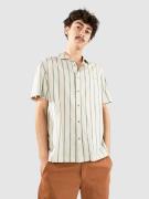 Brixton Cru Stripe Skjorta beige/pne ndle/acqtc gree
