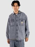 Carhartt WIP Tigan Jac Skjorta black/blue fog grmnt dyd