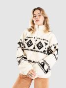 Roxy Treasure Soul Half-Zip Fleecetröja egret