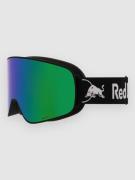 Red Bull SPECT Eyewear RUSH Black Goggle brown with green mirror