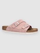 Birkenstock Zürich Suede Leather Sandaler pink clay