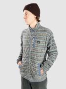 Quiksilver No Destination Fz Fleecejacka granite terra stripe