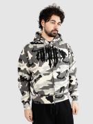Empyre Leg Cramp Hoodie med Dragkedja camo wht