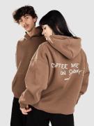 Another Cotton Lab Coffee Date Oversized Hoodie brown