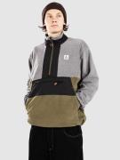 Passenger Woodland Hoodless 2.0 Half-Zip Fleecetröja grey marl/khaki