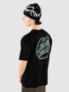 Santa Cruz Wired Flame Dot Chest T-Shirt black
