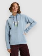 Roxy Surf Stoked Brushed Art Hoodie blue blizzard