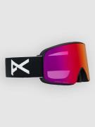 Anon M6 Black Goggle prcv sun red