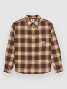Element All Season 1Pkt Lightweight Skjorta java/cornsilk plaid