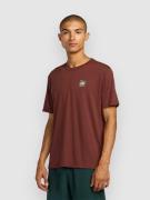RVCA 2X T-Shirt red earth
