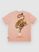 The Dudes Tiger Bear Classic Premium T-Shirt fraiche peche