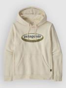 Patagonia 95 Oval Logo Uprisal Hoodie birch white
