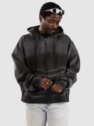 Ninth Hall Fundamental Whisker Hoodie med Dragkedja ash